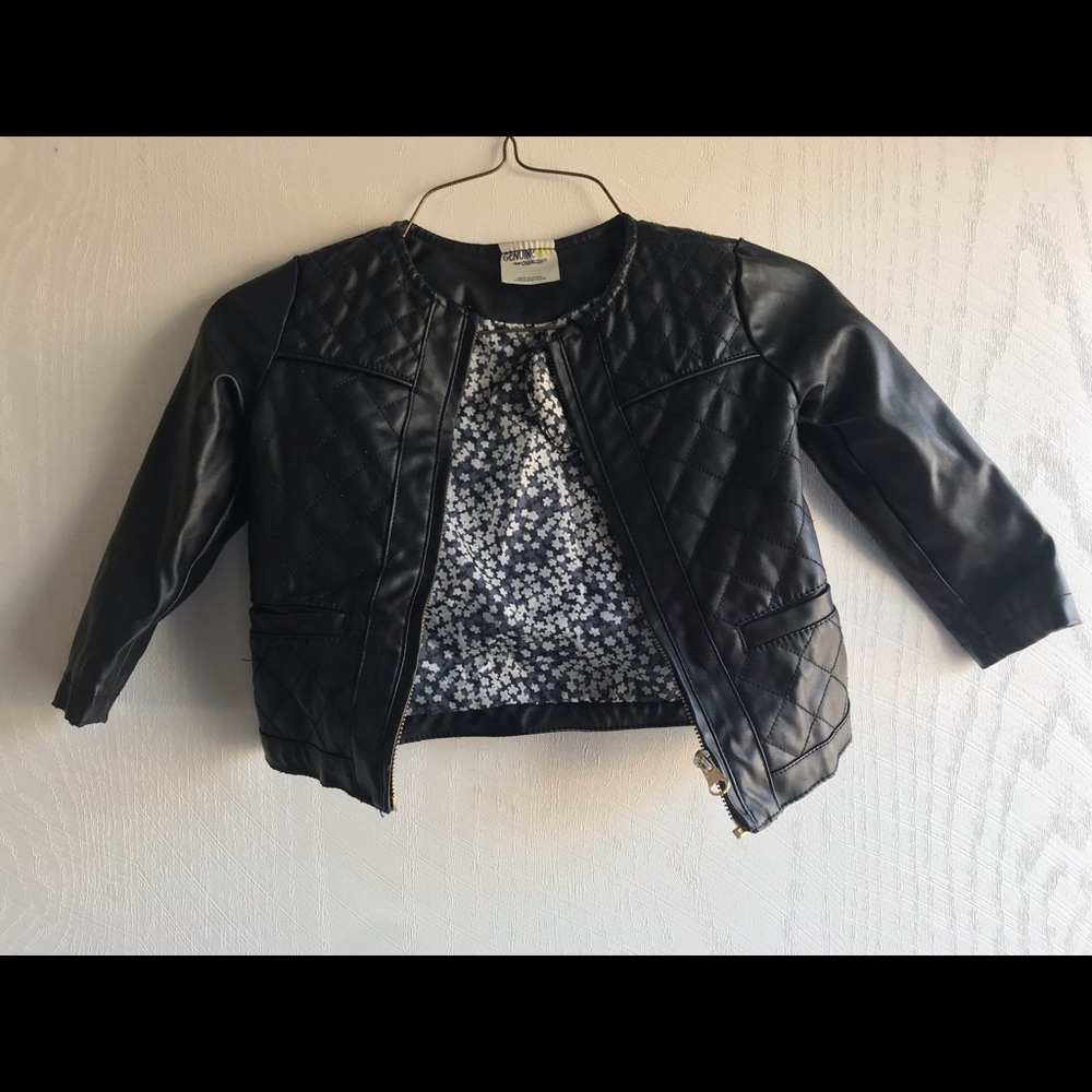 Bundle Black leather Jacket, Vest, shirt